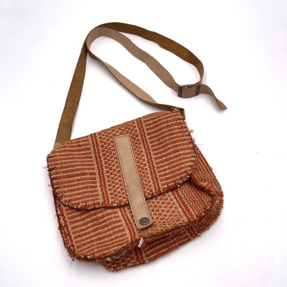 WORLD'S MARKET boho sisal crossbody bag medium size